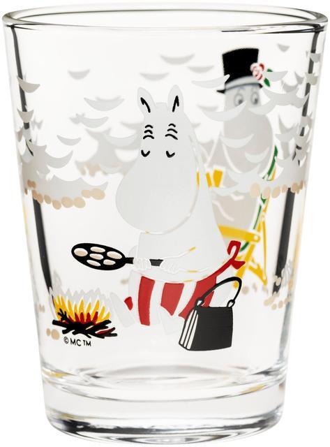 Moomin Arabia Finland Moomin Drinking Glass 22cl Together - Soposopo