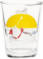 Moomin Arabia Finland Moomin Drinking Glass 22cl Evening Swim - Soposopo