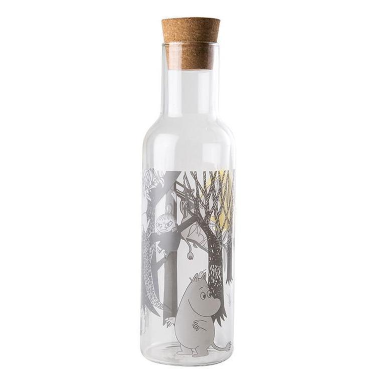 Moomin Forest Glass Bottle 1L - Soposopo
