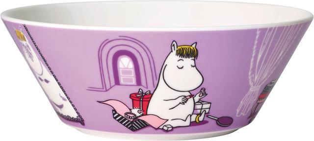 Moomin Arabia Moomin Bowl Snorkmaiden 15cm Purple - Soposopo