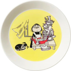 Moomin Arabia Finland Moomin Plate Misa 19cm Yellow - Soposopo