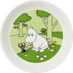 Moomintroll Plate in Grass Green by Arabia 19cm - Soposopo