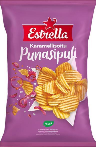 Estrella Caramelized Red Onion Crisp 275g - Soposopo