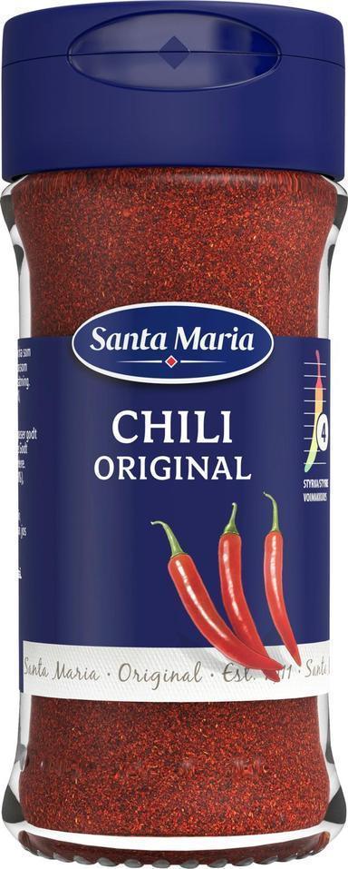 Santa Maria Original Chili Pepper Chili spice. jar 34g - Soposopo