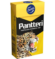 Original Panther Licorice Pastilles 38g Classic Treat - Soposopo