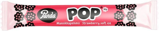 Panda Pop strawberry fluffy stuffed cracker bar 22g 0.8oz - Soposopo