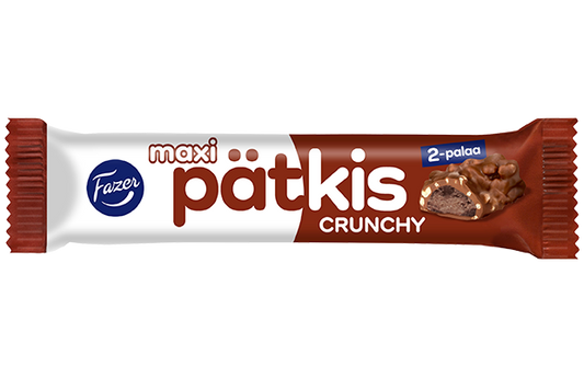 Fazer Patkis maxi Crunchy Chocolate 1 bar of 55g - Soposopo