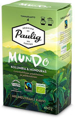 Paulig Mundo Colombia & Honduras Organic coffee filter coffee 450g - Soposopo
