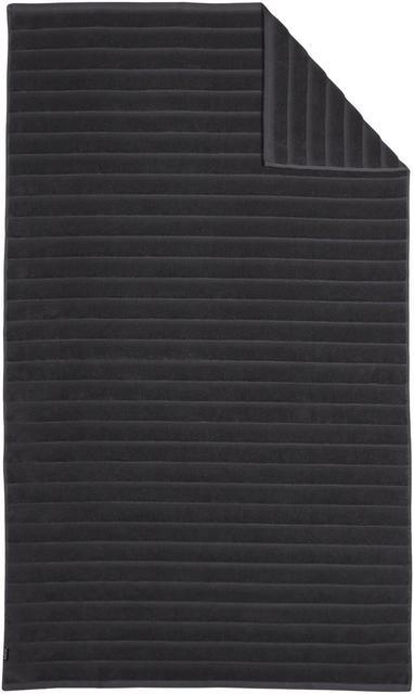 RATIA Texture Bath Towel Dark Grey 100x160 cm 100% Cotton - Soposopo