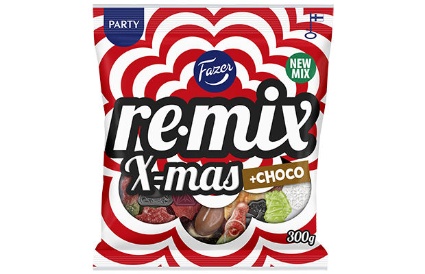 Fazer Remix Xmas +Choco Christmas Candy Bag 300 g