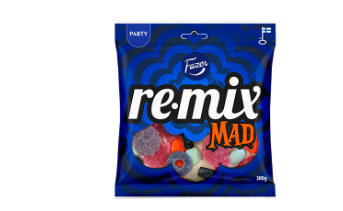 Fazer Remix Mad Gummy 300g - Fruity & Salty Sweets - Soposopo