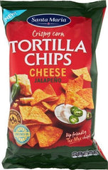 Santa Maria Tortilla Chips Cheese & Jalapeño Tortilla chips. cheese & jalapeño 185g - Soposopo