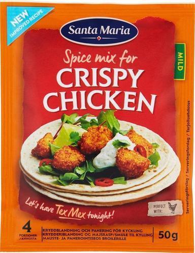 Santa Maria Crispy Chicken Spice Mix Mousse for chicken 50 g - Soposopo