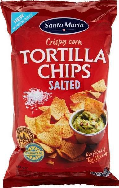 Santa Maria Tortilla Chips Salted corn chips 185 g - Soposopo