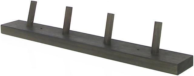 Rack black. 4 slanted pegs - Soposopo