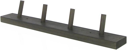 Rack black. 4 slanted pegs - Soposopo