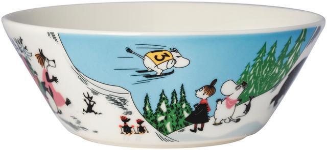 Moomin Arabia Bowl 15cm Ski Jumping - Soposopo
