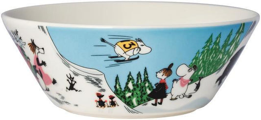 Moomin Arabia Bowl 15cm Ski Jumping - Soposopo