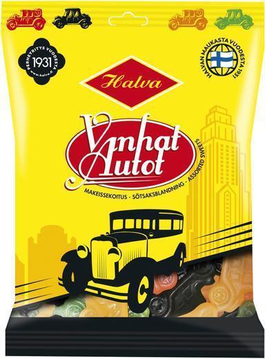 Halva Old Cars candy mix 160g - Soposopo
