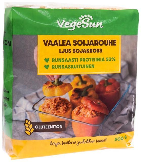 VegeSun Light Soy Mince Gluten-Free Soy-Based Product 500 g - Soposopo