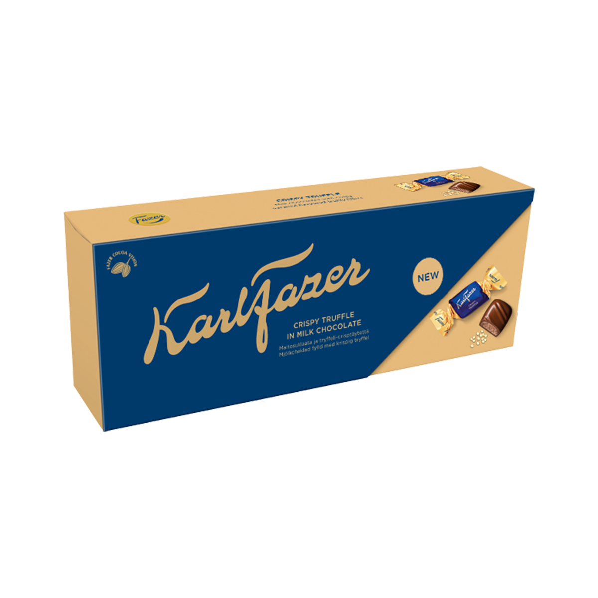 Fazer Karl Fazer Milk truffle Chocolate 1 Box of 250g - Soposopo