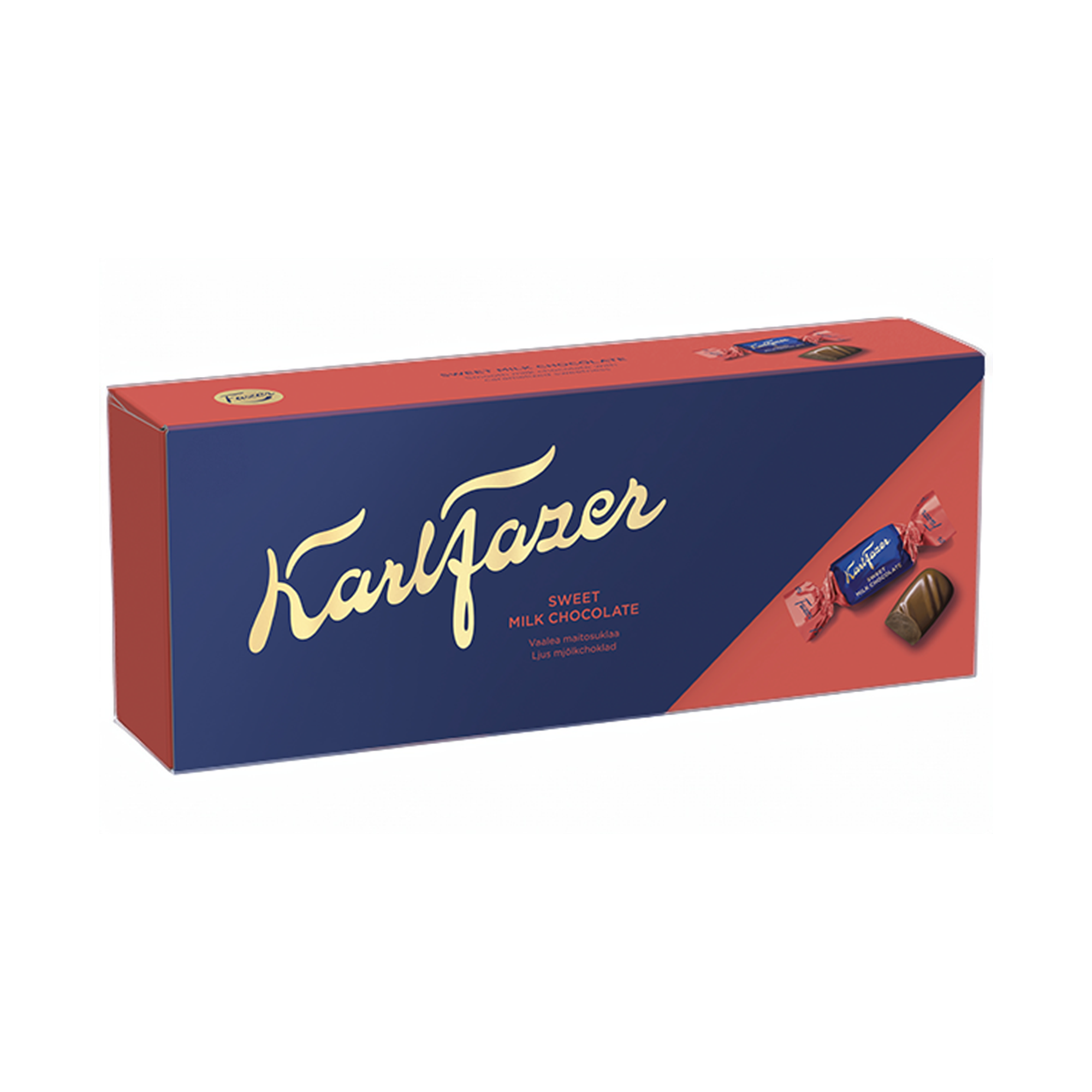 Fazer Karl Fazer Sweet Milk Chocolate 1 Box of 250g - Soposopo