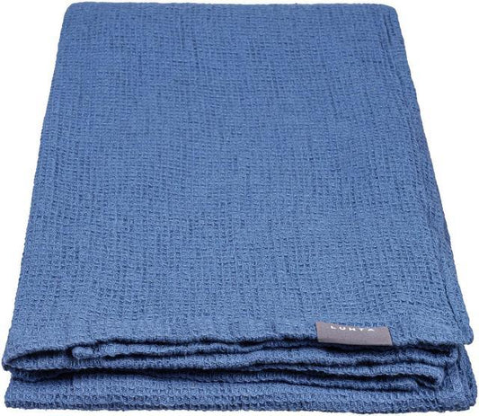 Luhta Home Waffle sauna towel 80x160 cm blue - Soposopo