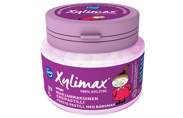 Fazer Xylimax Moomin Pikku My full xylitol Pastilles 1 Jar of 85g - Soposopo