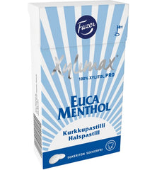 Fazer Xylimax Eucamenthol Full xylitol Pastilles 1 Box of 38g - Soposopo