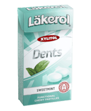 Cloetta Lakerol Dents Sweetmint Pastilles 1 Box of 36g 1.3oz - Soposopo