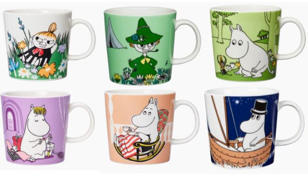 Moomin Mug Set - includes 6 mugs - Arabia Finland