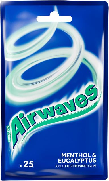 Airwaves Menthol & Eucalyptus Sugarfree Chewing Gum Multipack 3 x 9 Pieces, Chewing Gum & Mints