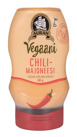 Auran Vegan Chili mayonnaise sauce 1 Jar of 285g 10.1oz