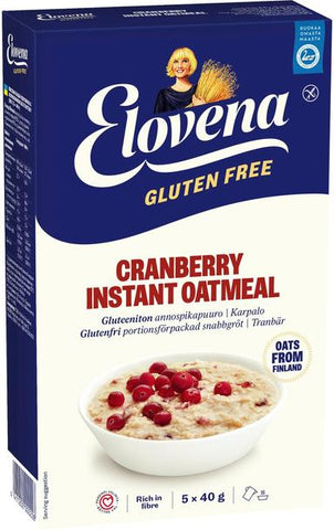 Elovena 200g gluten free cranberry porridge