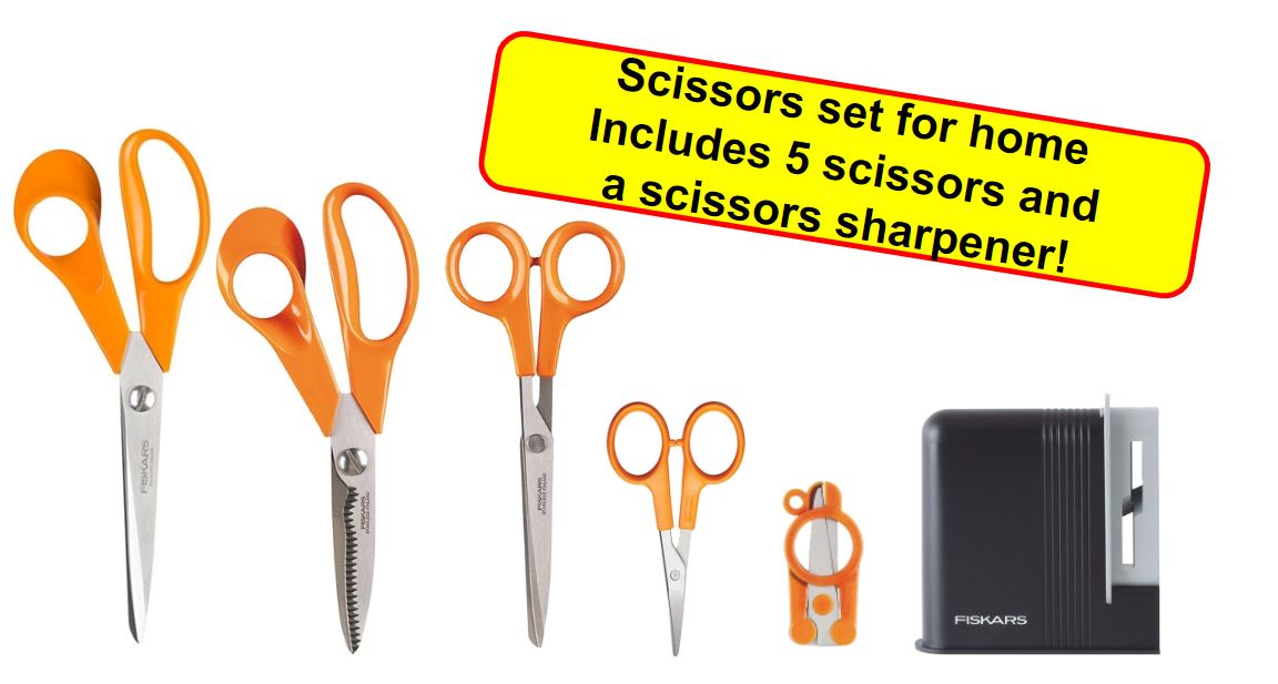 Fiskars Classic Scissors Set 8, 5