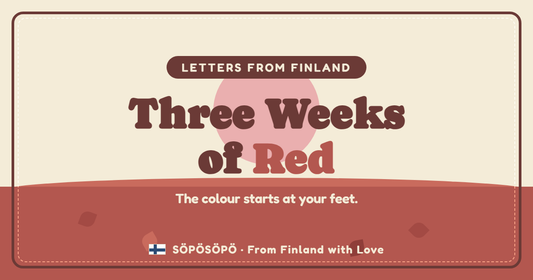 Three Weeks of Red — Finnish ruska, retro illustration