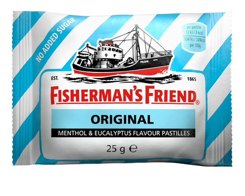 FISHERMAN'S FRIEND Sugar-Free Menthol & Eucalyptus Pastilles 3 Pack of 25g 2.7oz