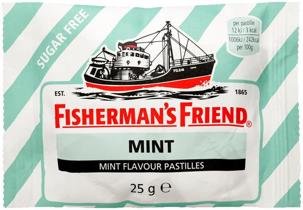 FISHERMAN'S FRIEND Sugar-Free Sugar-Free Mint Flavor Pastilles 3 Pack of 25g 2.7oz