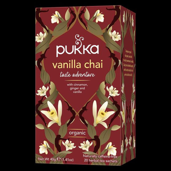 Pukka Organic Herbal  Tea Vanilla Chai Tea 1 Box of 40g 