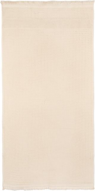 House bath towel Waffle 70x140 cm beige | Soposopo