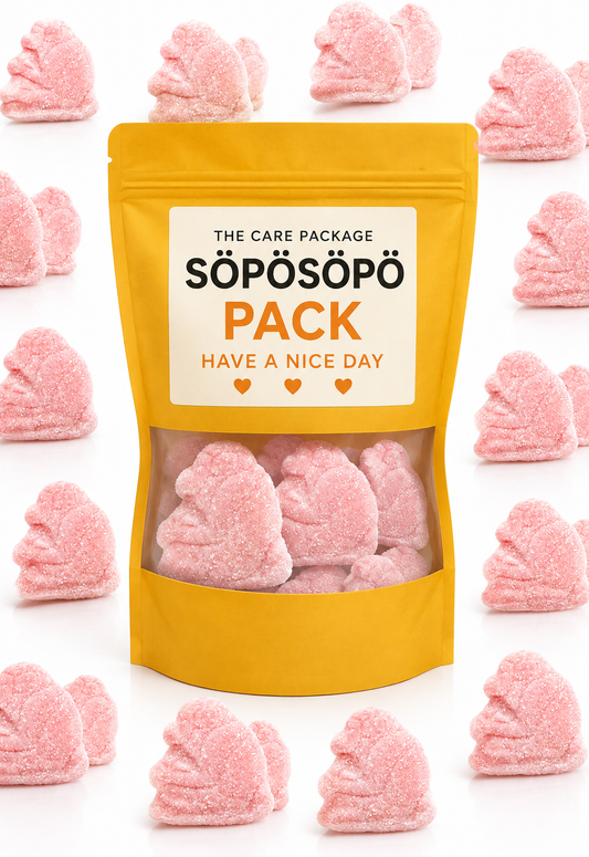 SÖPÖSÖPÖ Scandinavian Treat Pack – Sour Foam Zoo Animal Gummies 150g