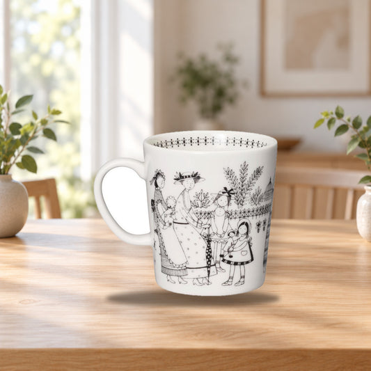 Arabia Emilia Mug 0.3L – product photo on a table