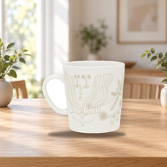 Arabia Gardeners Mug 0.3L Beige – product photo on a table