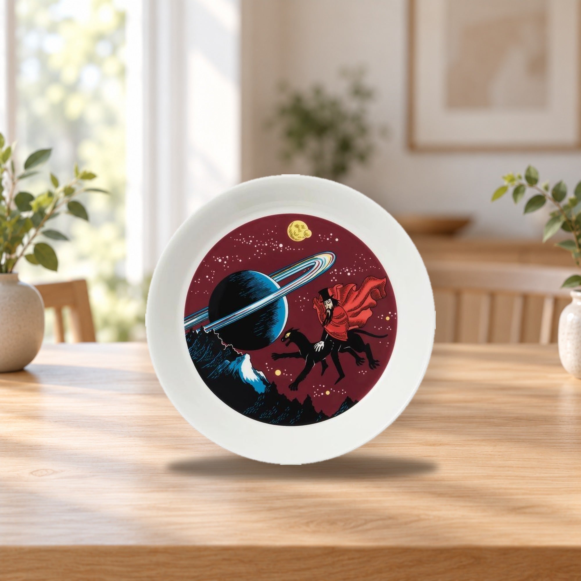 Moomin Plate Magician 19cm – product photo on a table