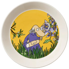 Moomin Plate Hemulen 19cm Yellow by Arabia Classics – product photo