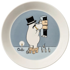 Moomin Moominpappa Plate 19cm Grey – product photo