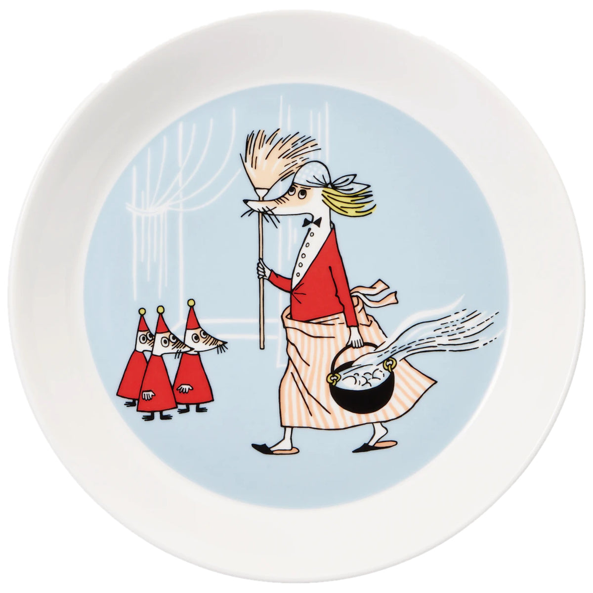 Moomin Plate Mrs. Fillyjonk 19cm Grey – product photo