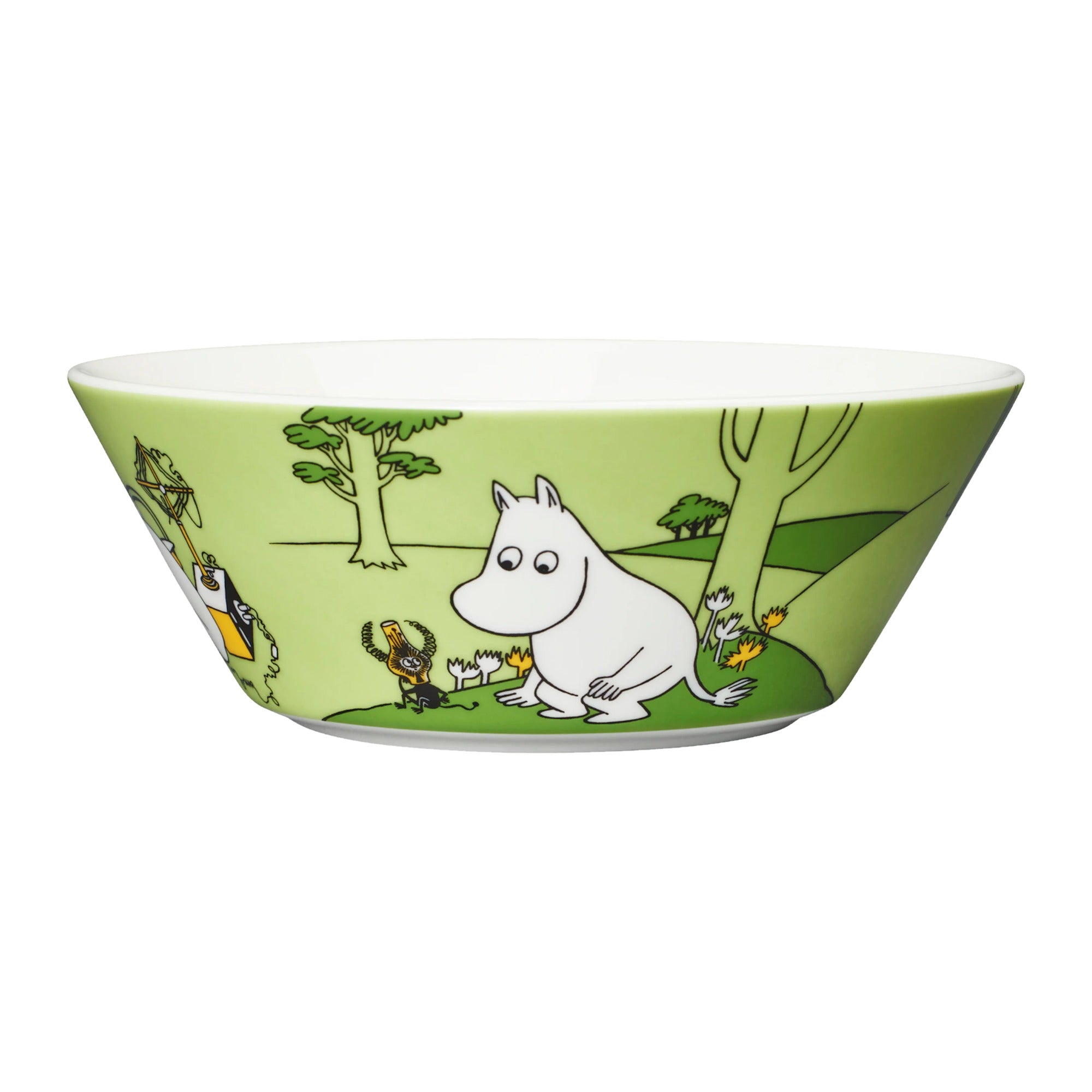 Moomin Bowl 15cm Moomintroll Green Arabia Pottery – product photo