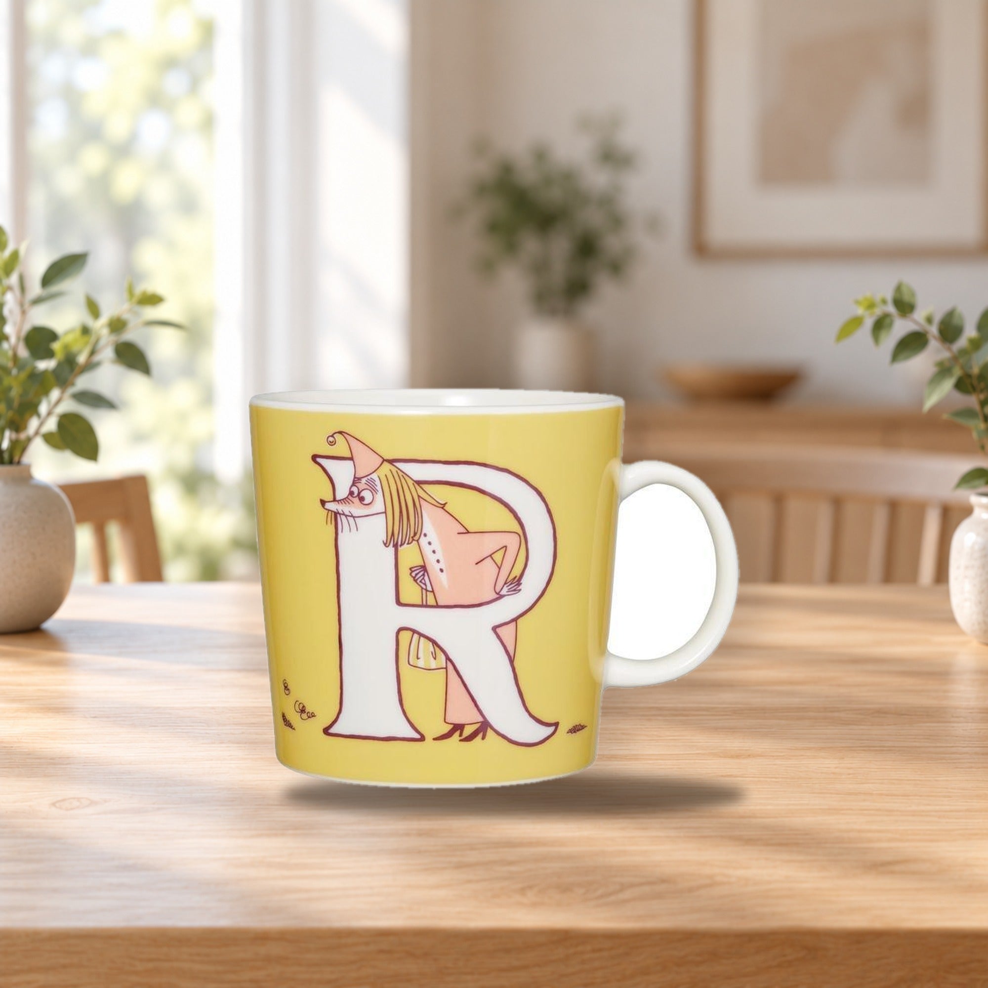 Moomin Mug 0.4L ABC R – product photo on a table