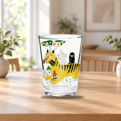 Moomin Drinking Glass 22cl – product photo on a table